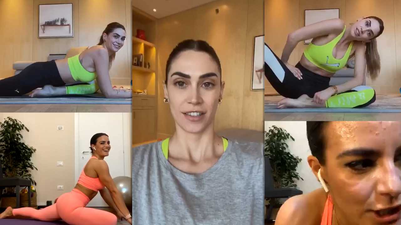 Melissa Satta's Instagram Live Stream from March 19th 2020.