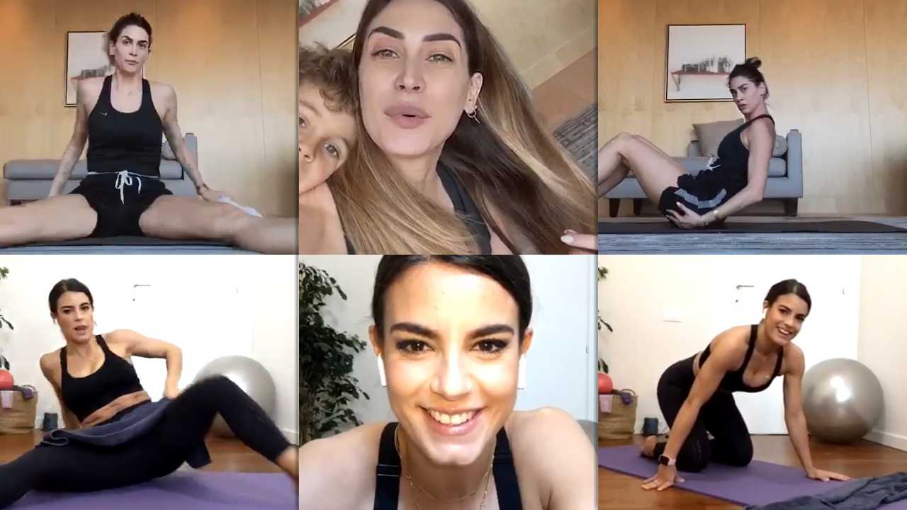 Melissa Satta's Instagram Live Stream from March 21th 2020.
