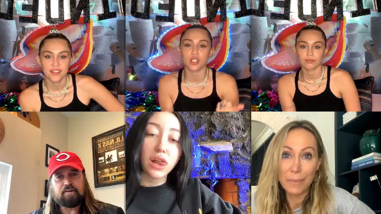 Miley Cyrus #BrightMinded Instagram Live Stream from March 24th 2020.