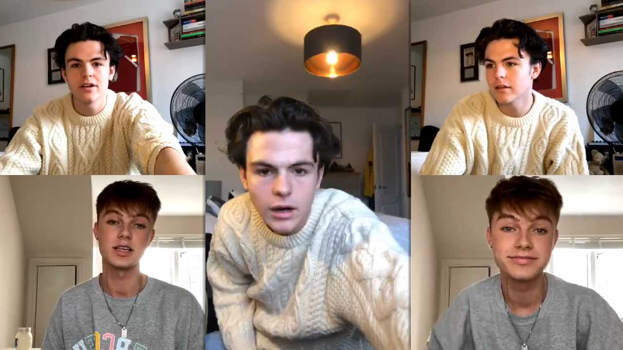 New Hope Club's Instagram Live Stream from March 30th 2020.