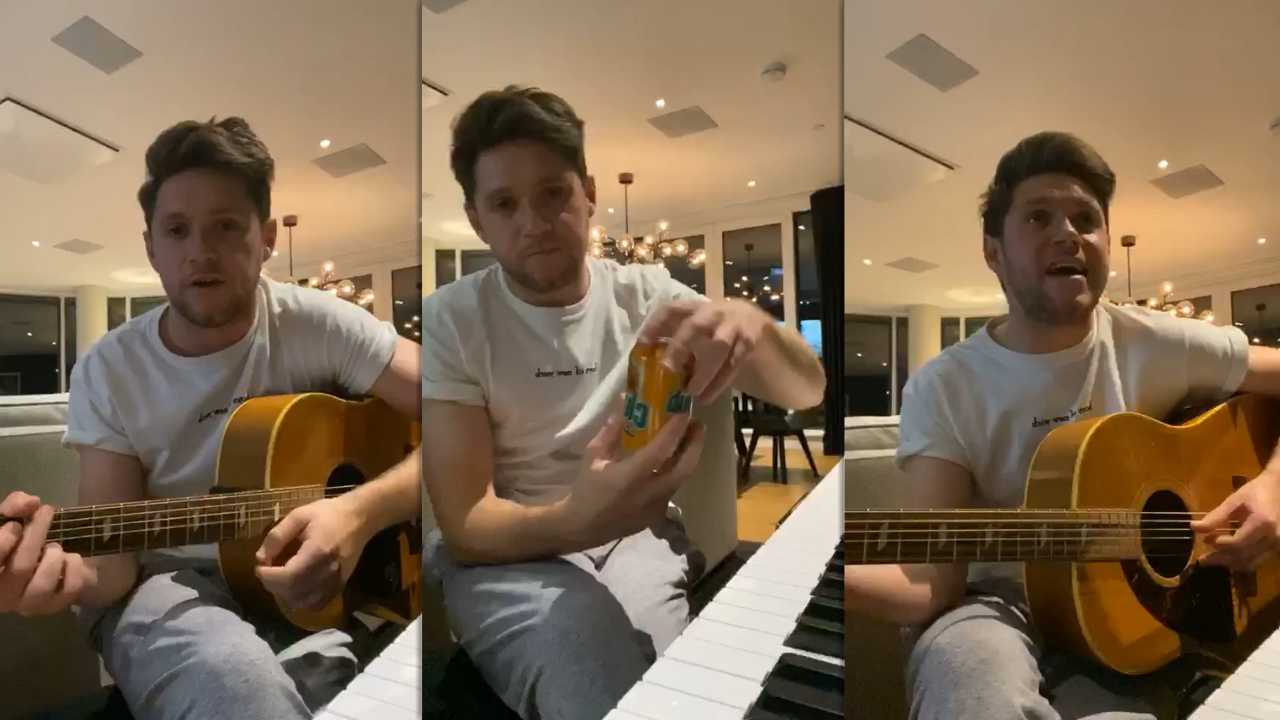 Niall Horan's Instagram Live Stream from March 17th 2020.