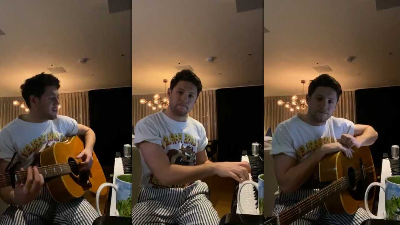 Niall Horan's Instagram Live Stream from March 19th 2020.