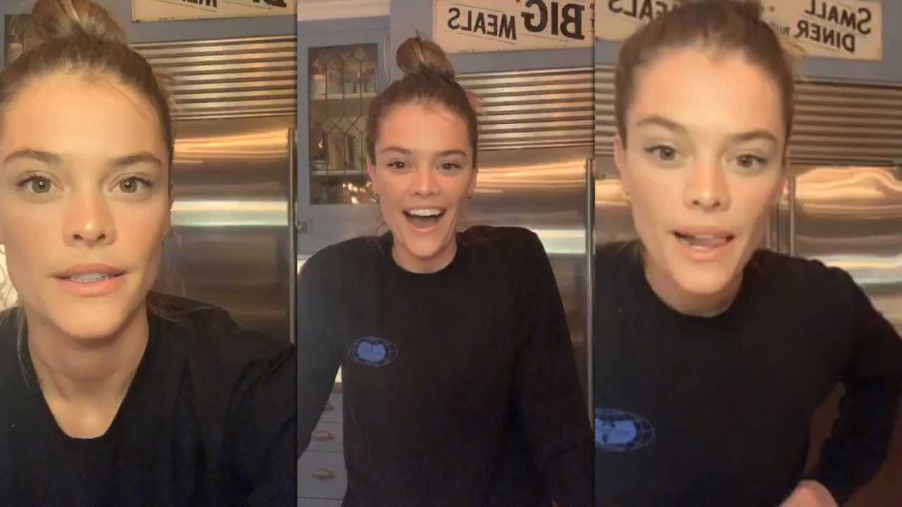 Nina Agdal's Instagram Live Stream from March 28th 2020.