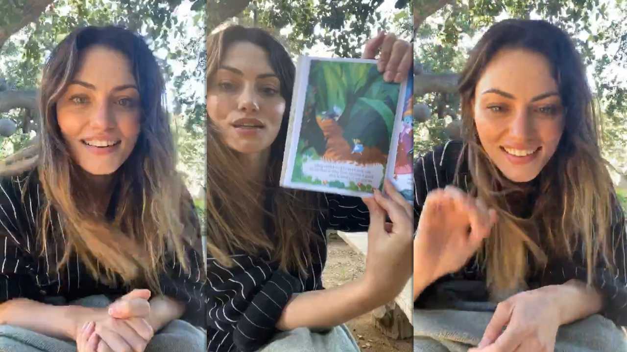 Phoebe Tonkin's Instagram Live Stream from March 18th 2020.