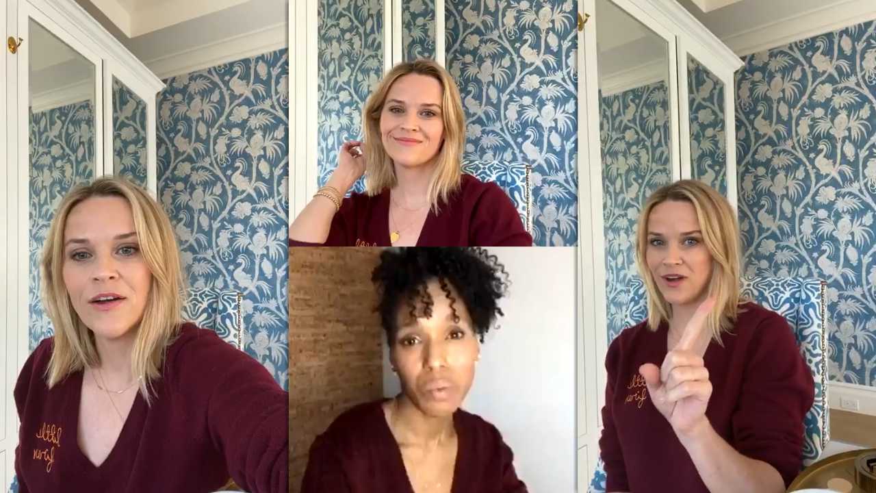Reese Witherspoon's Instagram Live Stream from March 17th 2020.