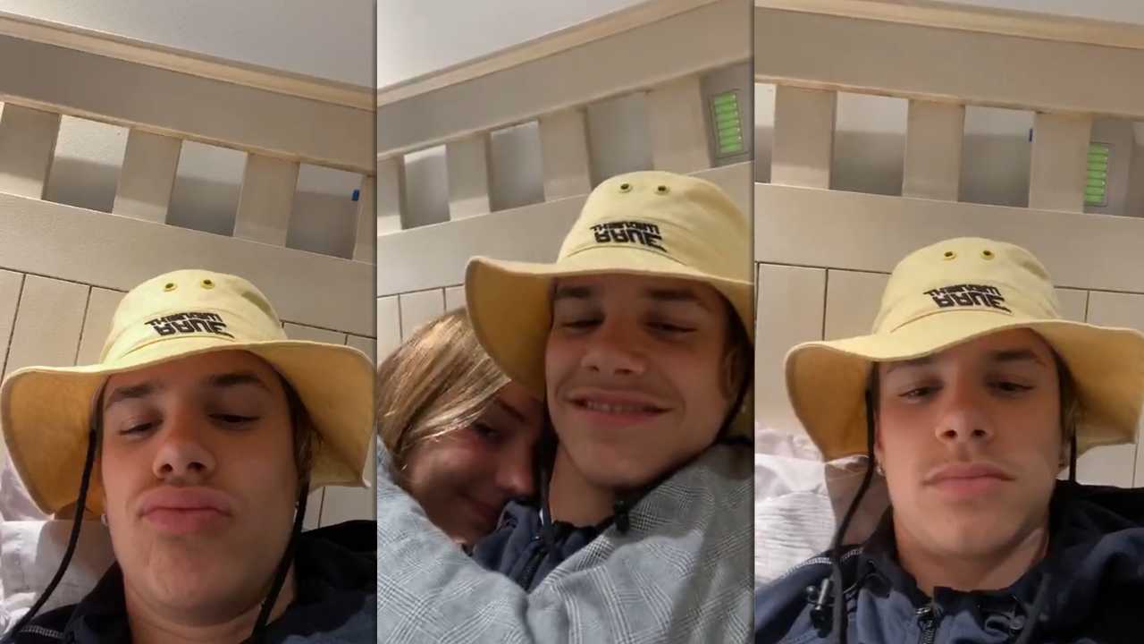 Romeo Beckham's Instagram Live Stream from March 16th 2020.