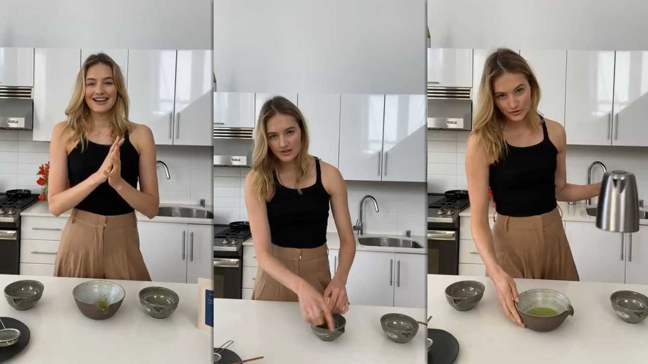Sanne Vloet's Instagram Live Stream from March 30th 2020.