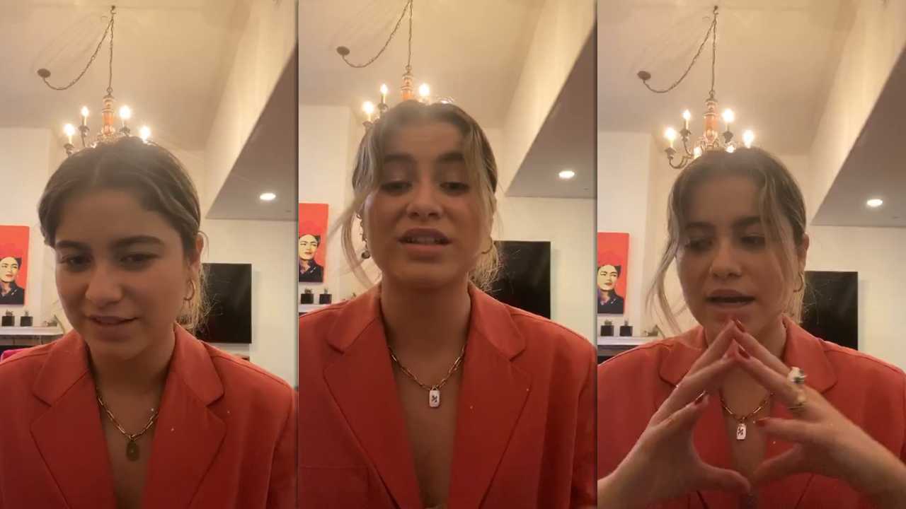 Sofia Reyes Instagram Live Stream 20 March 2020 Ig Lives Tv