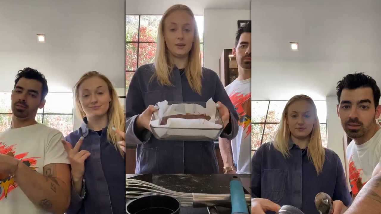 Sophie Turner's Instagram Live Stream with Joe Jonas from March 28th 2020.