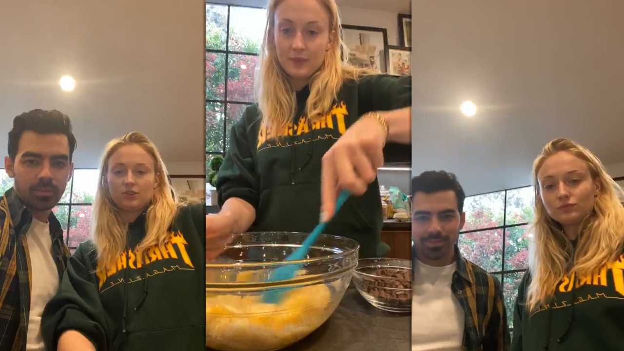 Sophie Turner's Instagram Live Stream with Joe Jonas from March 31th 2020.