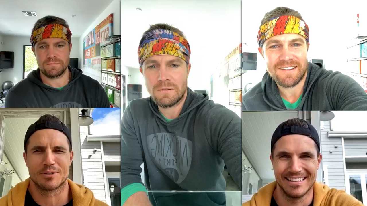 Stephen Amell's Instagram Live Stream with his brother Robbie Amell from March 19th 2020.