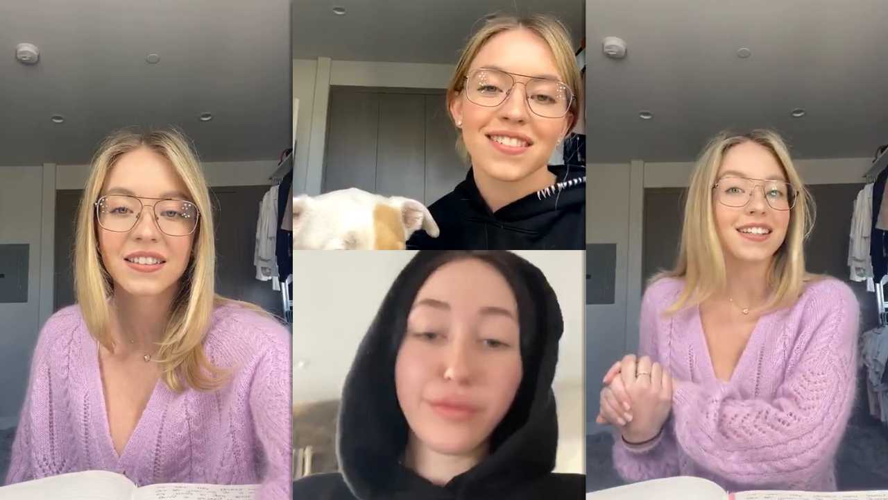 Sydney Sweeney's Instagram Live Stream from March 26th 2020.