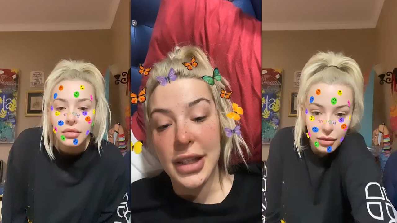Tana Mongeau's Instagram Live Stream from March 18th 2020.