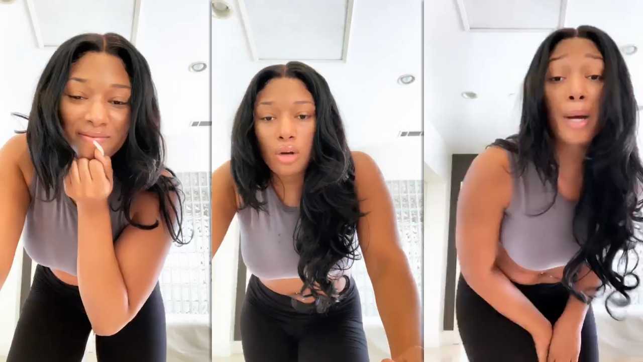 Megan Thee Stallion's Instagram Live Stream from March 21th 2020.