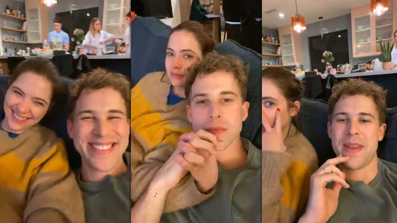 Tommy Dorfman's Instagram Live Stream with Ashley Benson from March 17th 2020.