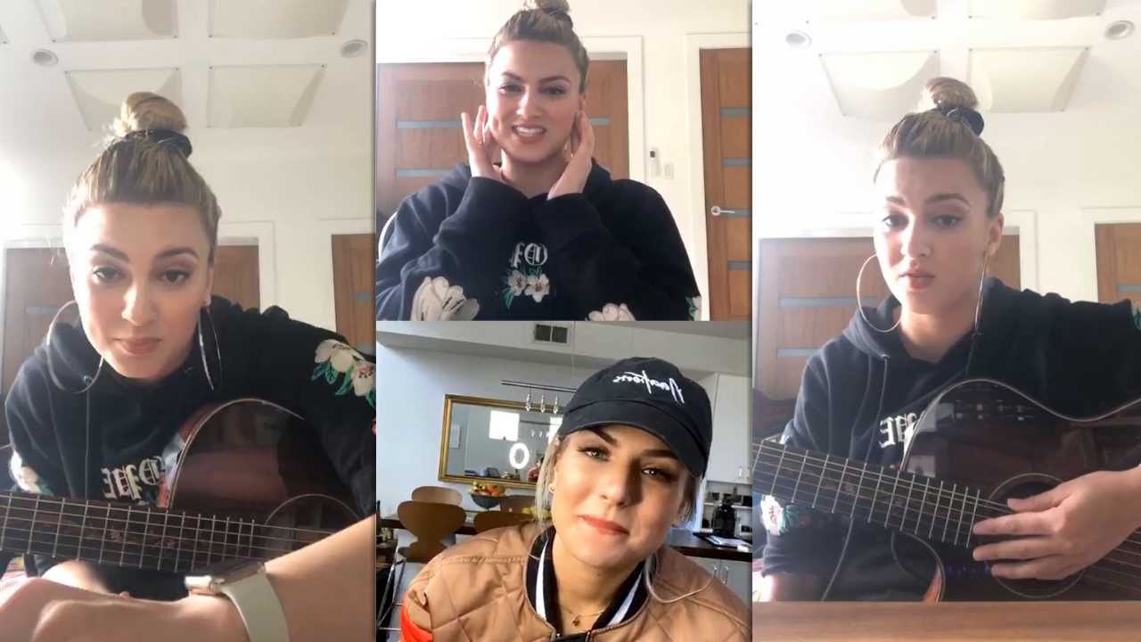 Tori Kelly's Instagram Live Stream with Joanna "JoJo" Levesque from March 23th 2020.