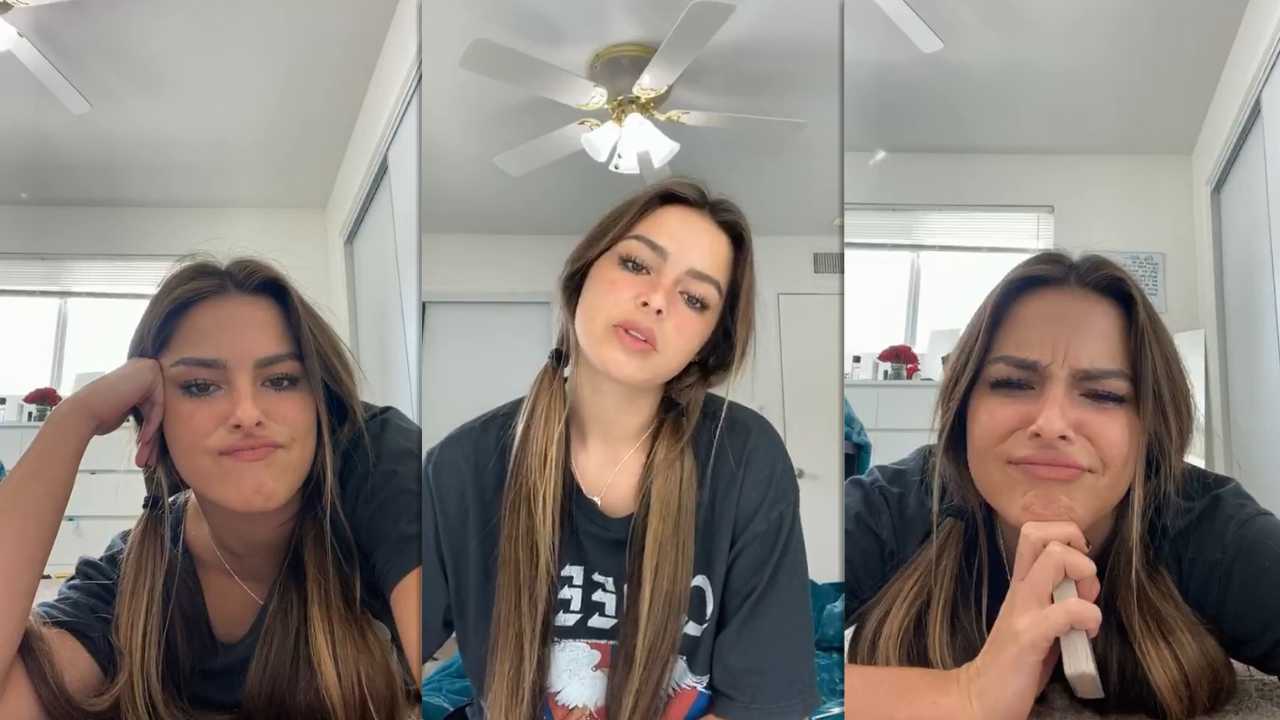 Addison "Rae" Easterling's Instagram Live Stream from April 6th 2020.