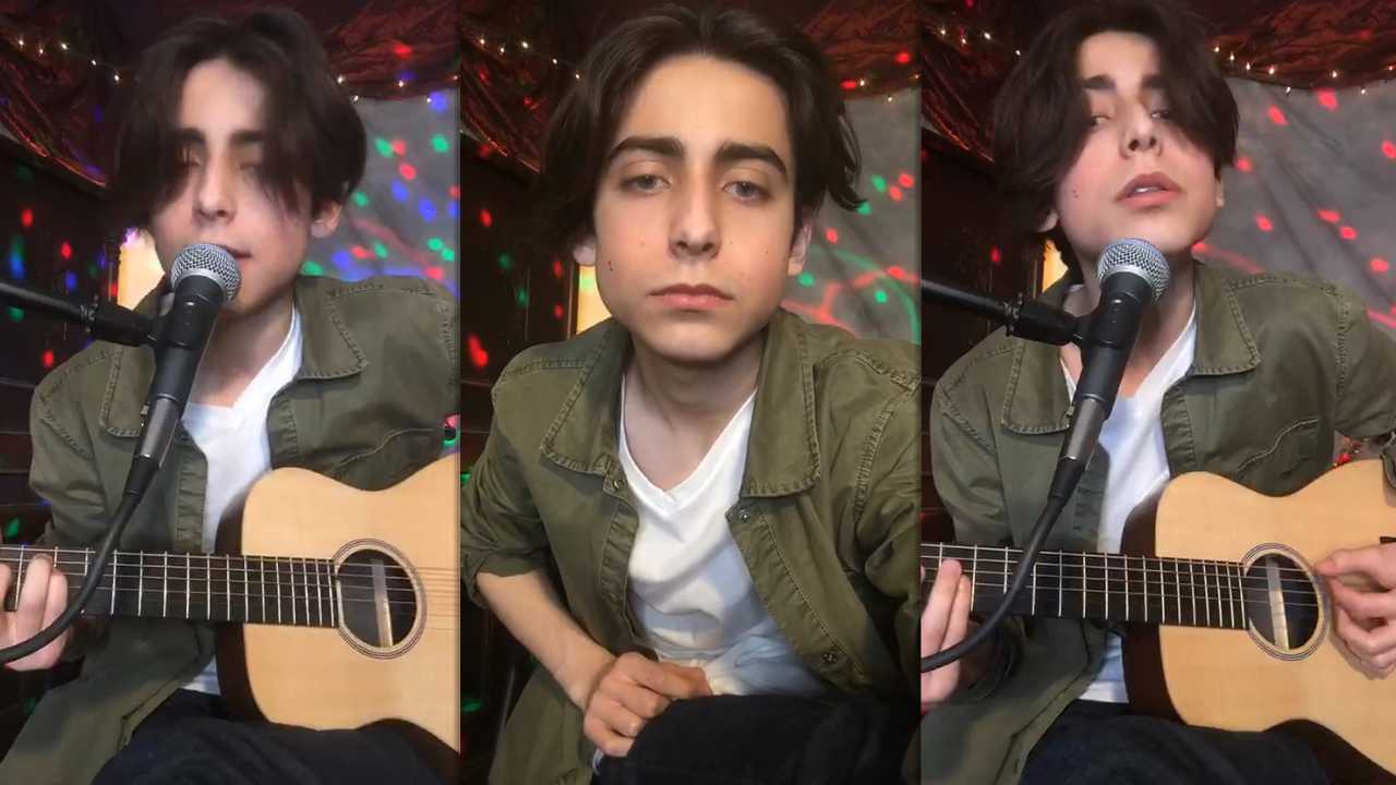 Aidan Gallagher's Instagram Live Stream from April 18th 2020.
