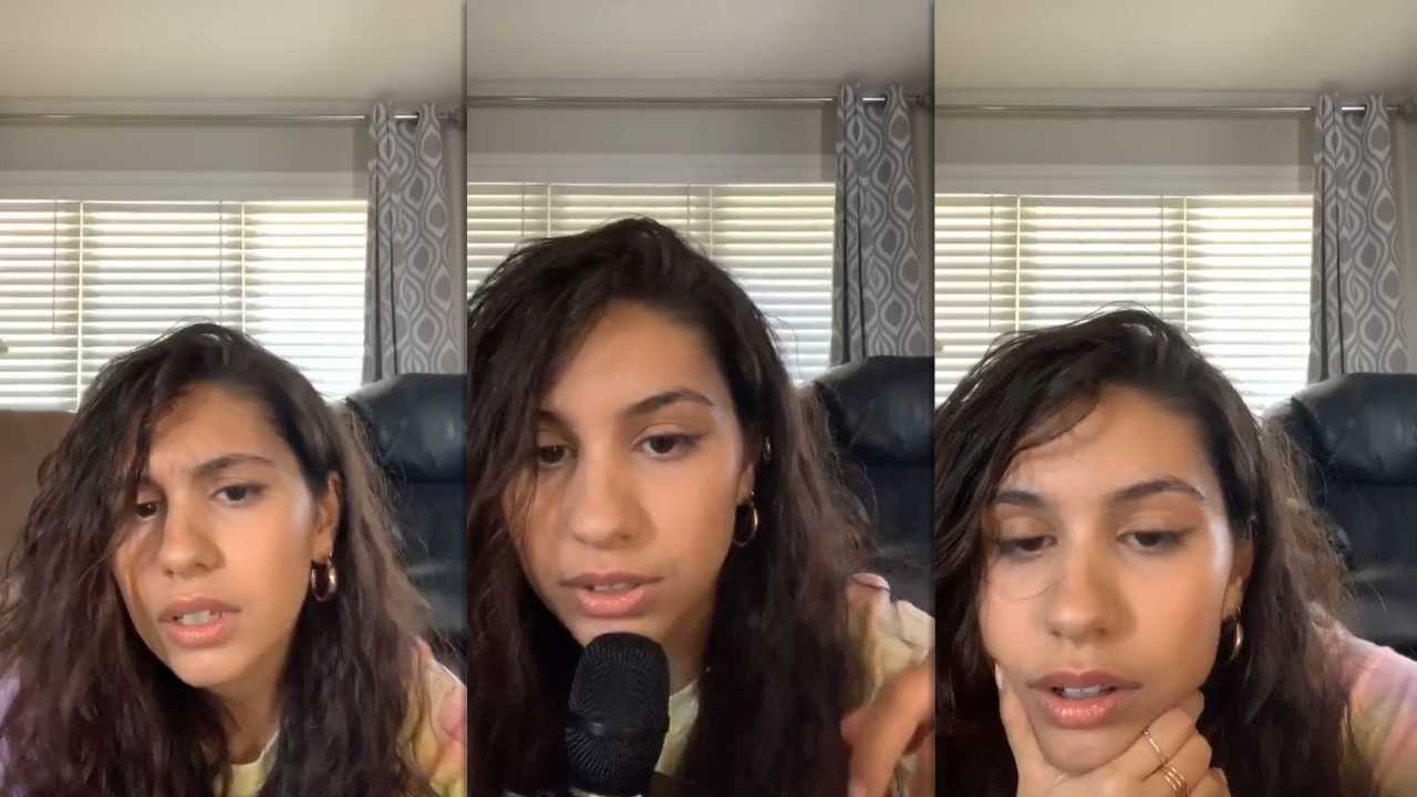 Alessia Cara's Instagram Live Stream from April 1st 2020.