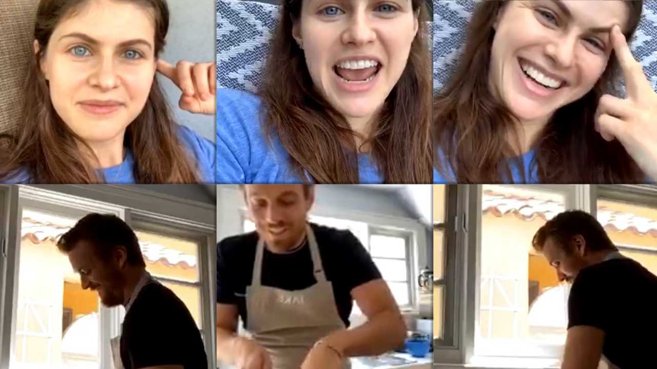 Alexandra Daddario's Instagram Live Stream with Jake Abel from April 29th 2020.