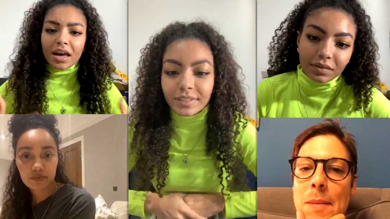 Any Gabrielly's Instagram Live Stream with Leigh-Anne Pinnock from April 15th 2020.