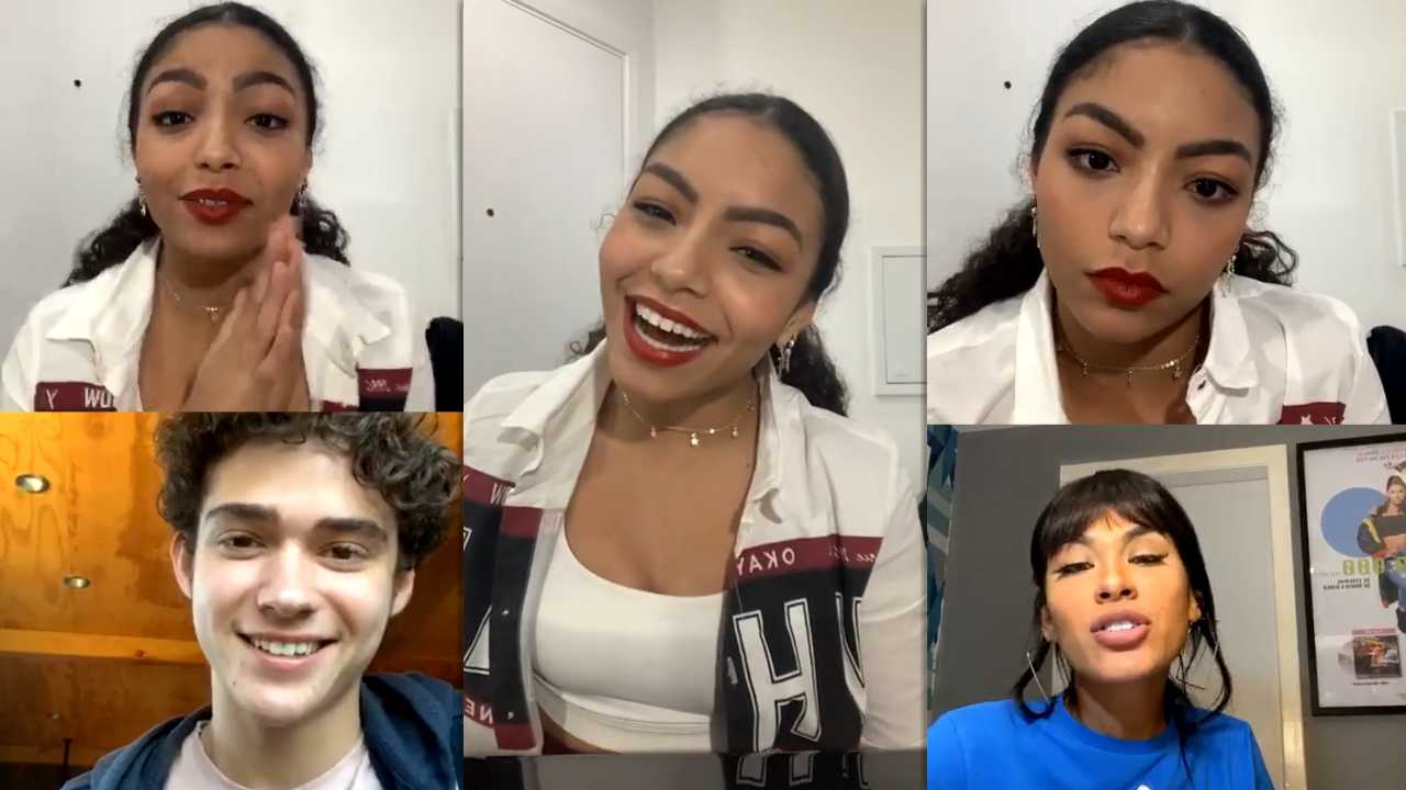 Any Gabrielly's Instagram Live Stream with Joshua Bassett from April 28th 2020.