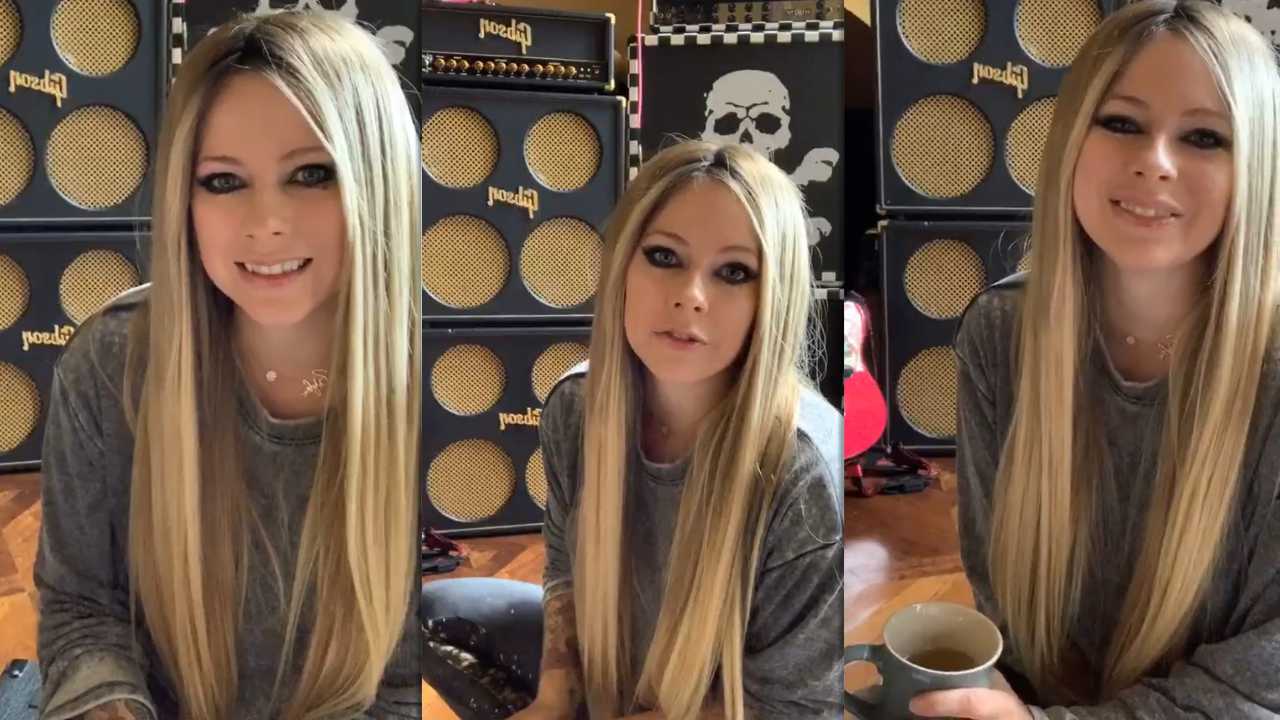 Avril Lavigne's Instagram Live Stream from April 24th 2020.