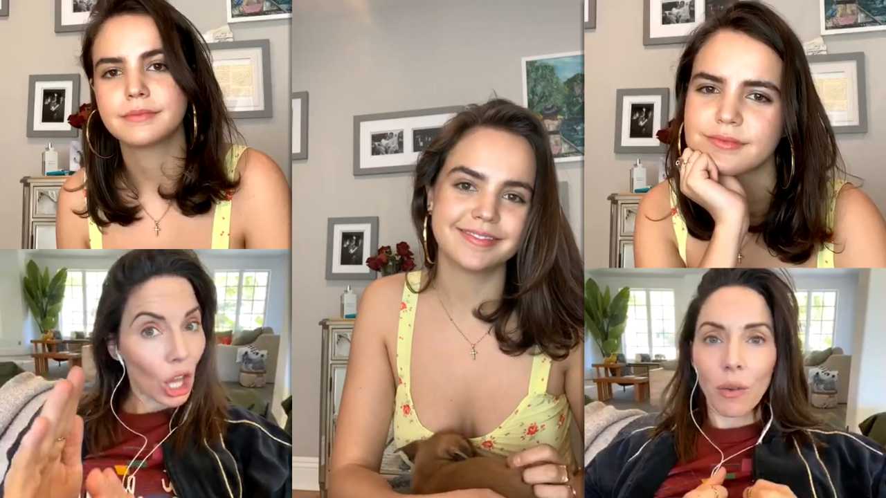 Bailee Madison's Instagram Live Stream with Whitney Cummingsfrom April 17th 2020.