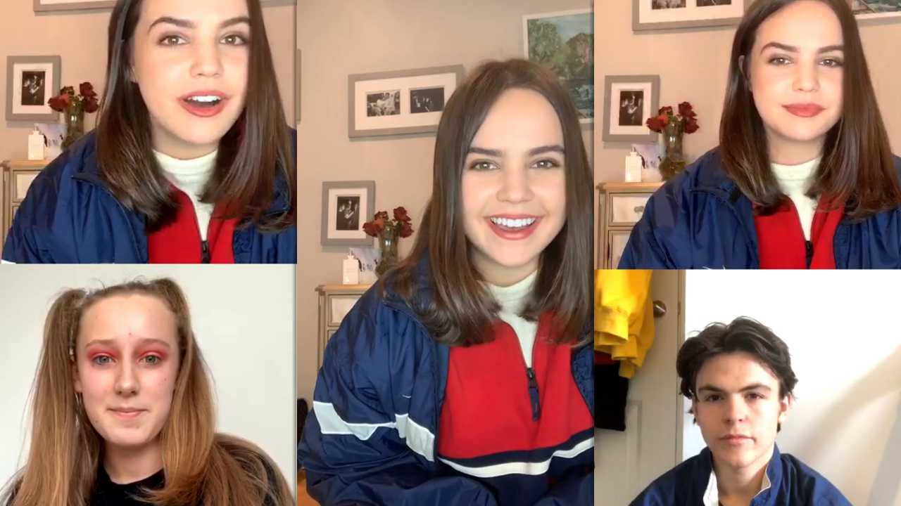 Bailee Madison's Instagram Live Stream with Blake Richardson from April 23th 2020.
