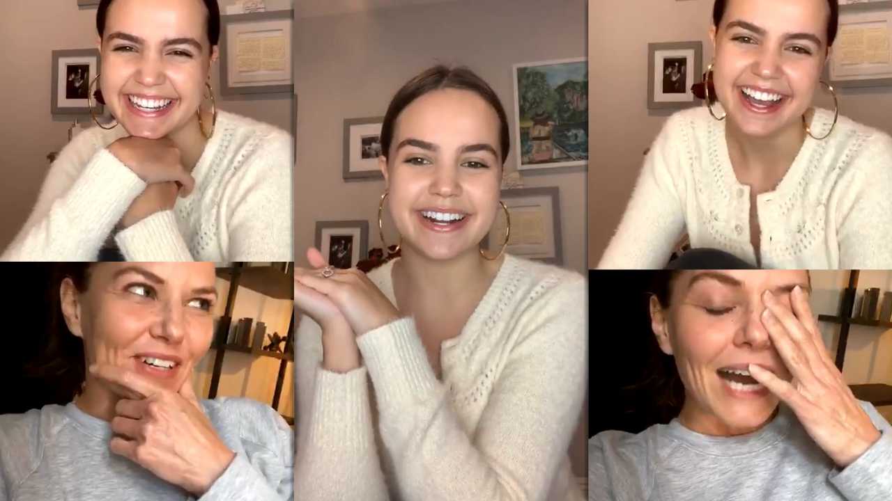 Bailee Madison's Instagram Live Stream with Jennifer Morrison from April 7th 2020.