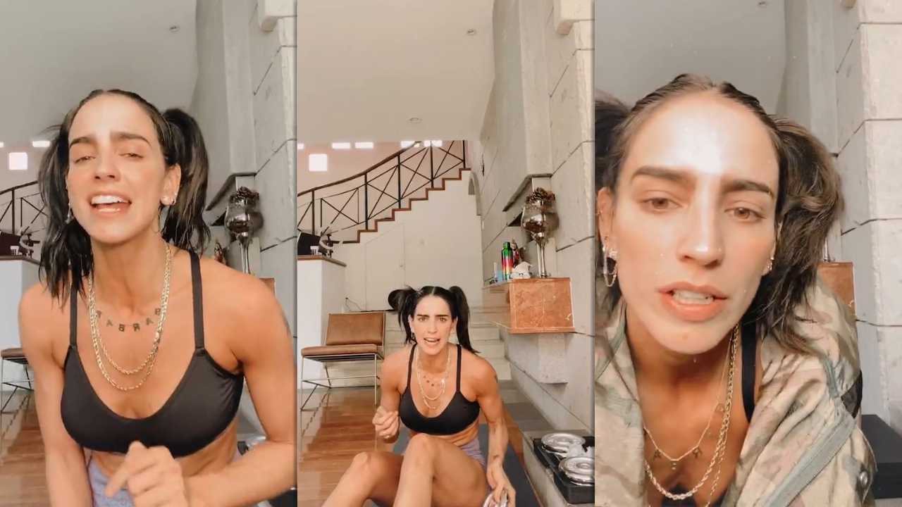 Bárbara de Regil's Instagram Live Stream from April 9th 2020.