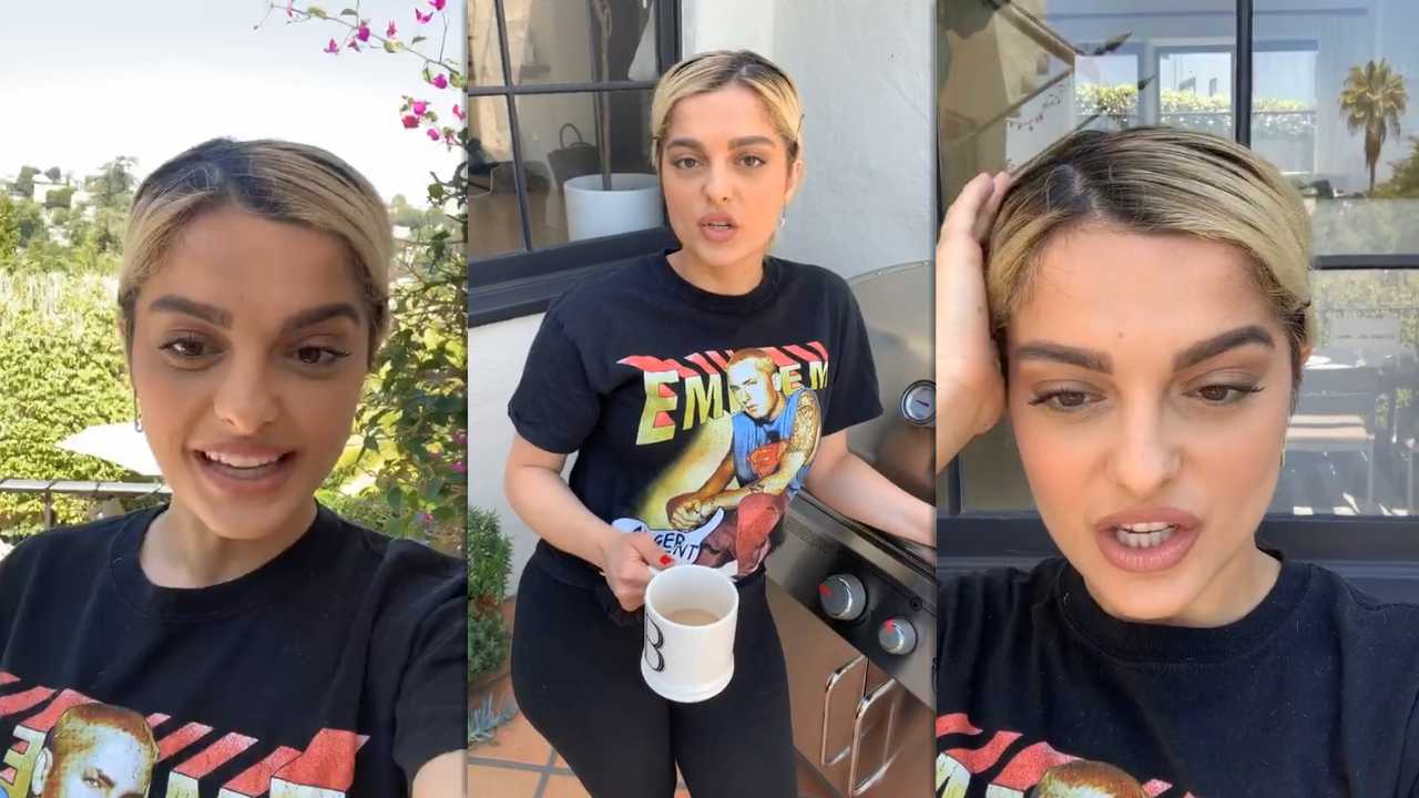 Bebe Rexha's Instagram Live Stream from April 1st 2020.