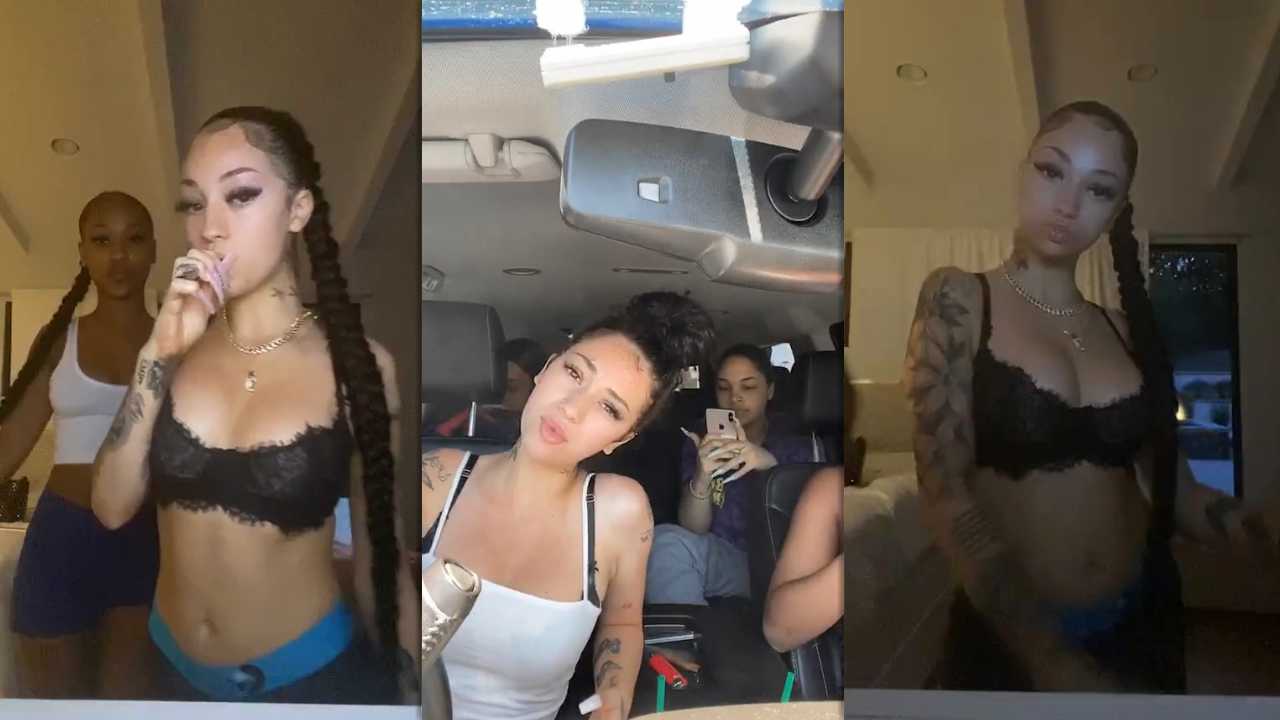 Danielle Bregoli's Instagram Live Stream from April 22th 2020. 