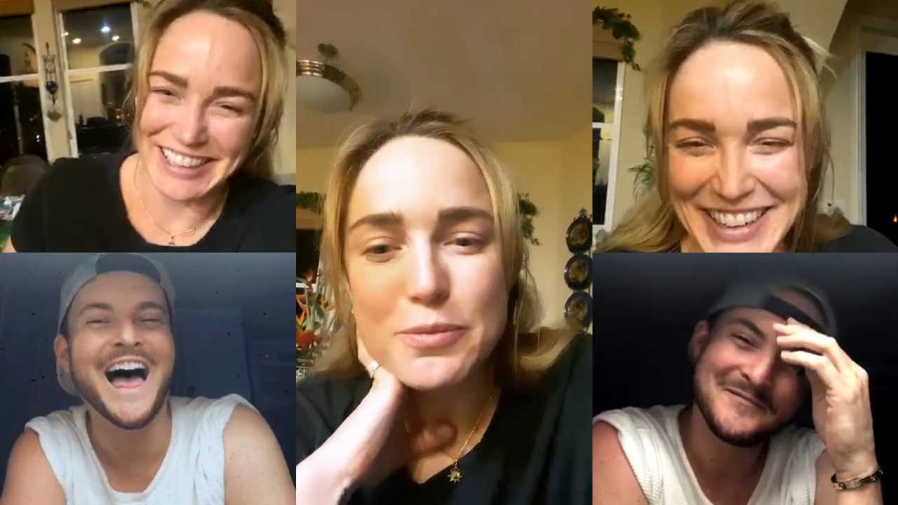 Caity Lotz's Instagram Live Stream from April 21th 2020.