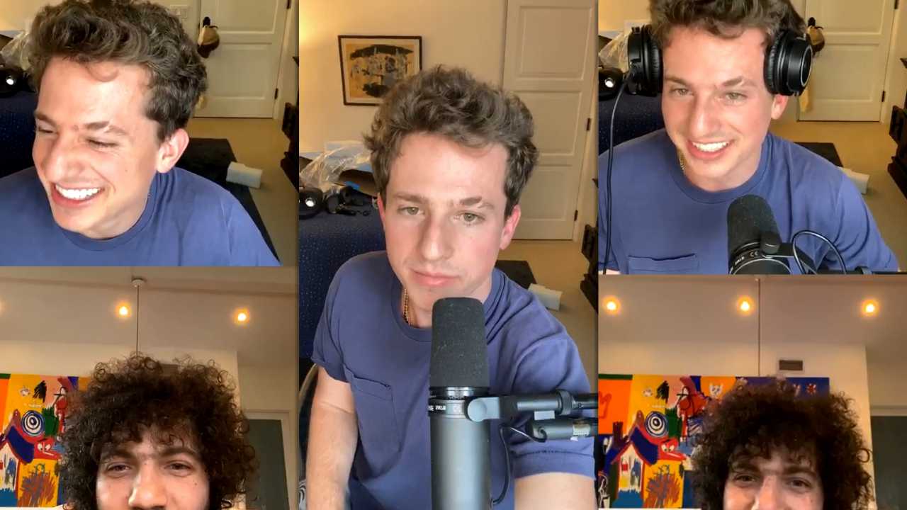 Charlie Puth's Instagram Live Stream from April 9th 2020.