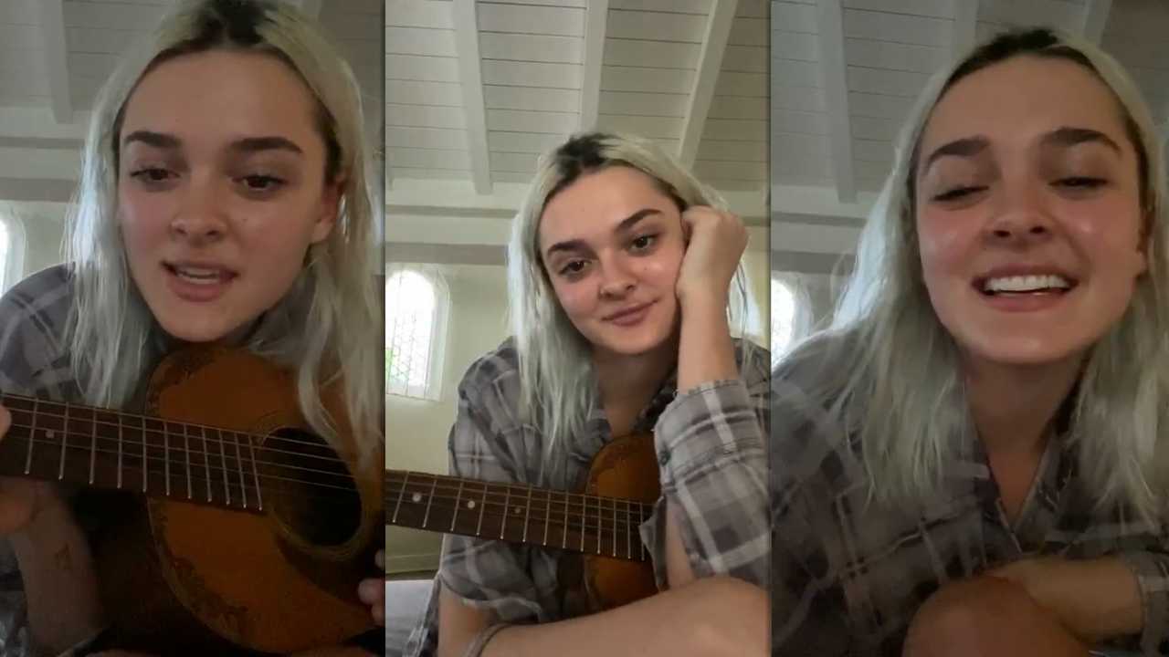 Charlotte Lawrence's Instagram Live Stream from April 7th 2020.
