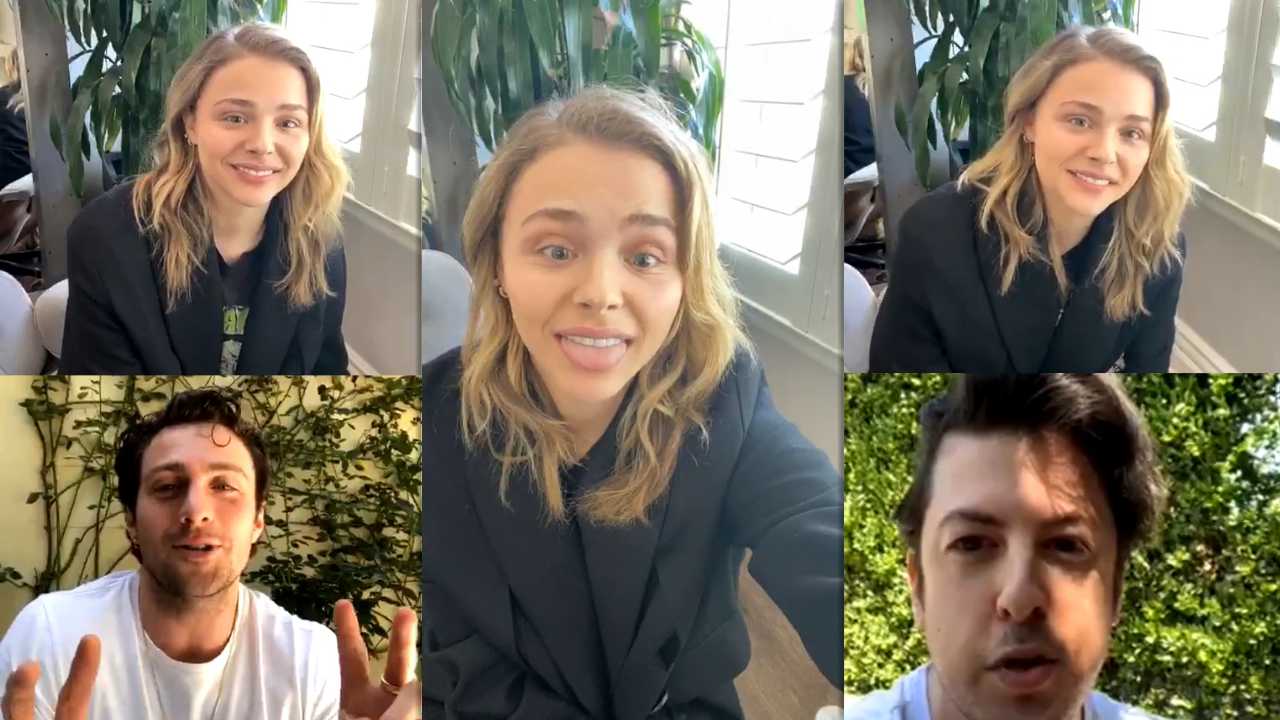 Chloë Grace Moretz's Instagram Live Stream from April 16th 2020.