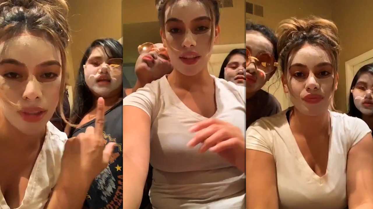 Dinah Jane's Instagram Live Stream from April 27th 2020.