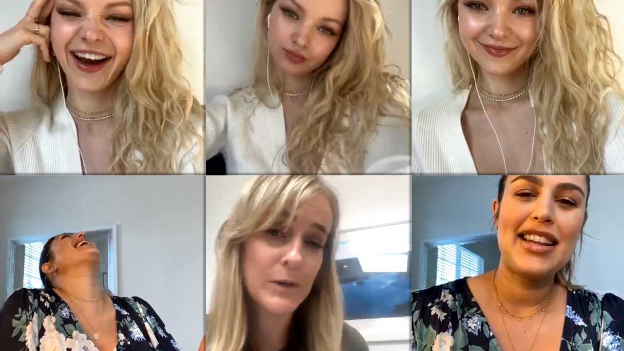Dove Cameron's Instagram Live Stream from April 16th 2020.