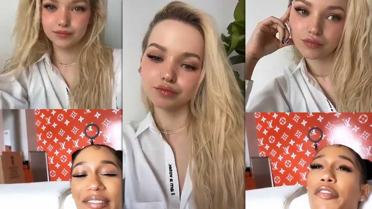 Dove Cameron's Instagram Live Stream from April 10th 2020.