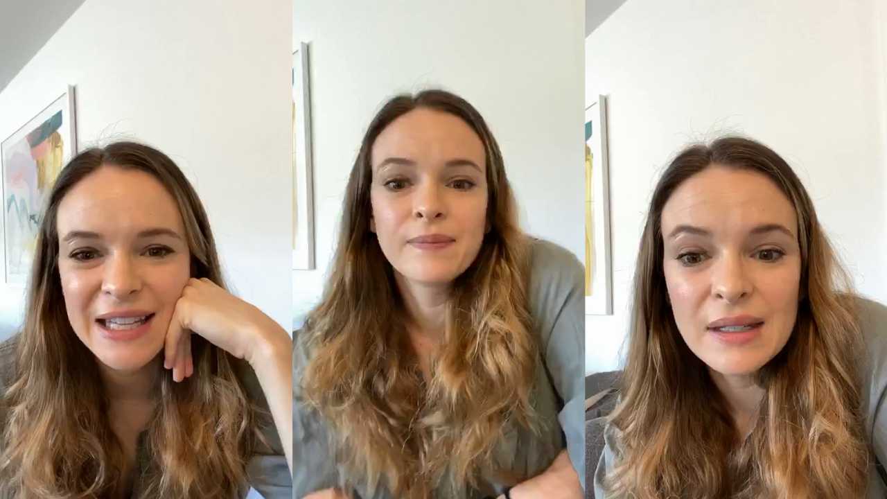 Danielle Panabaker's Instagram Live Stream from April 21th 2020.