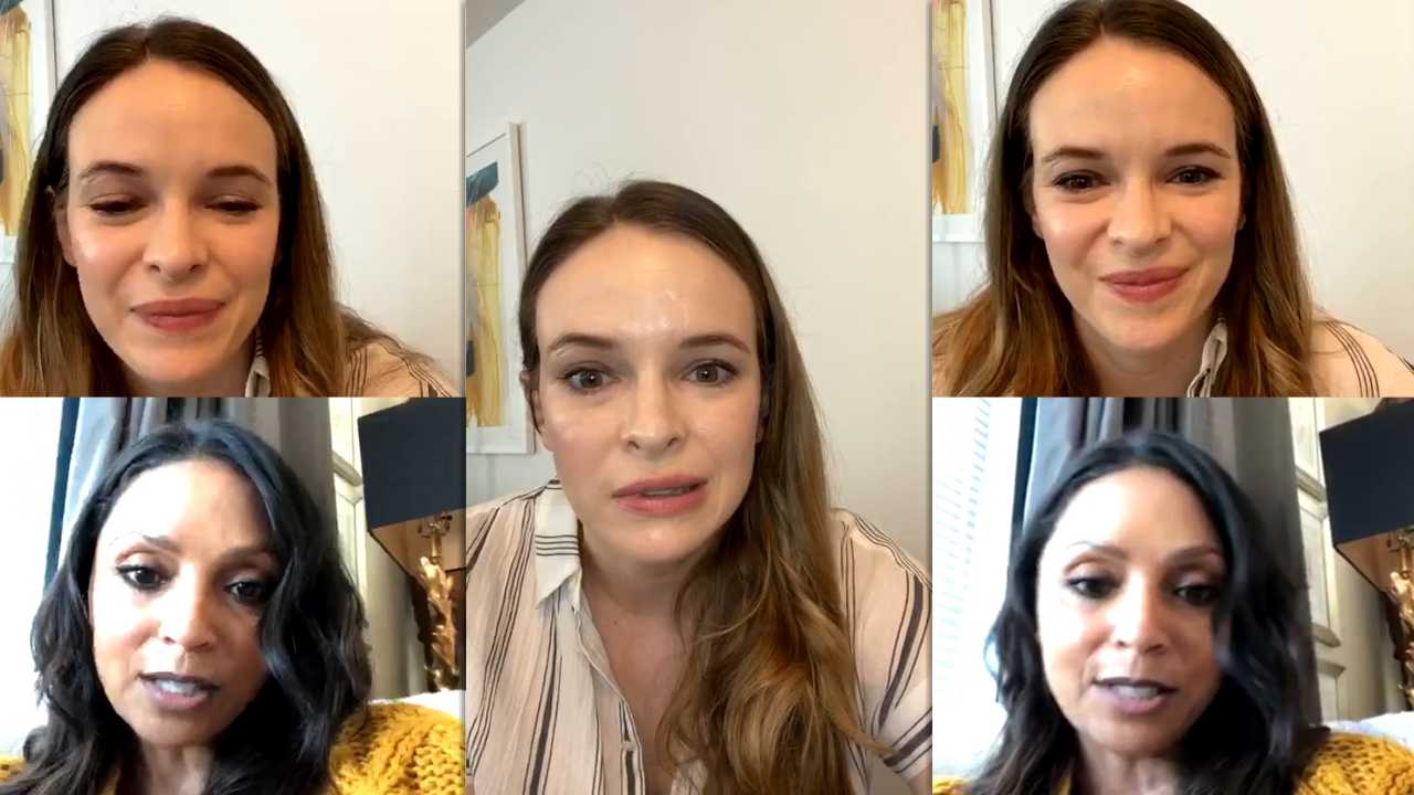 Danielle Panabaker's Instagram Live Stream from April 28th 2020.