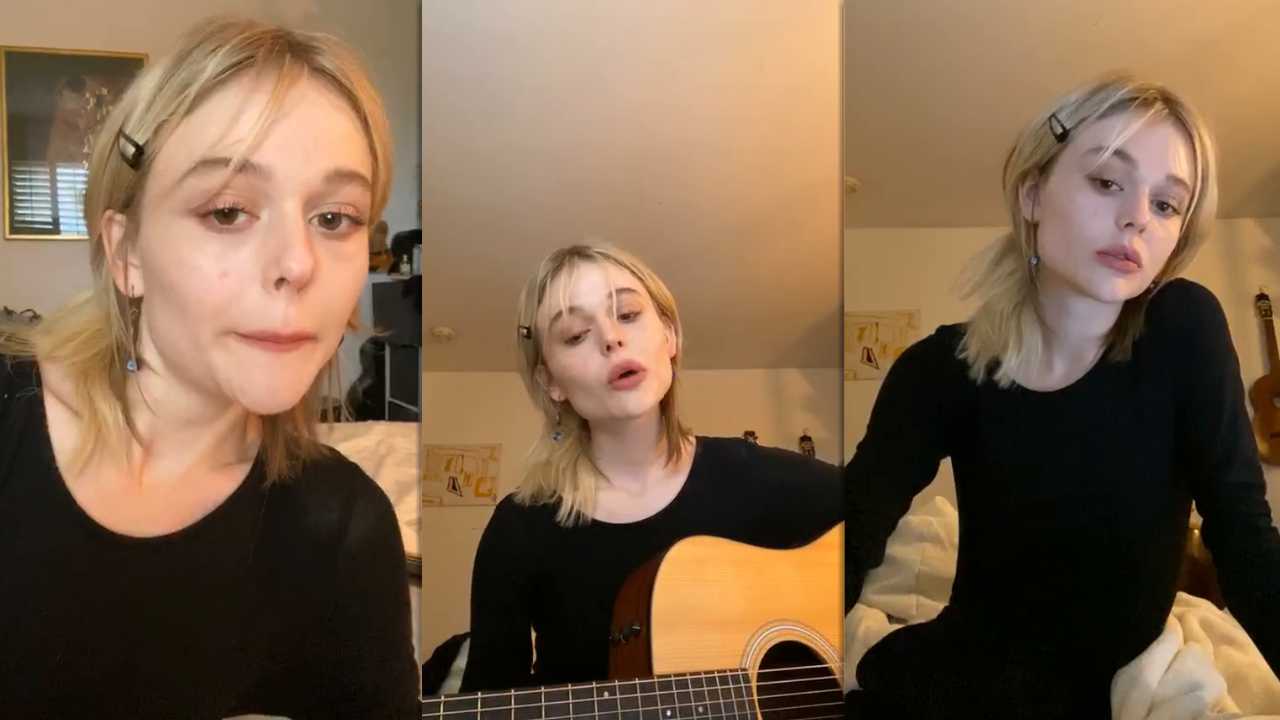 Emily Alyn Lind's Instagram Live Stream from April 18th 2020.