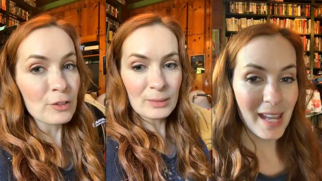 Felicia Day's Instagram Live Stream from April 16th 2020.