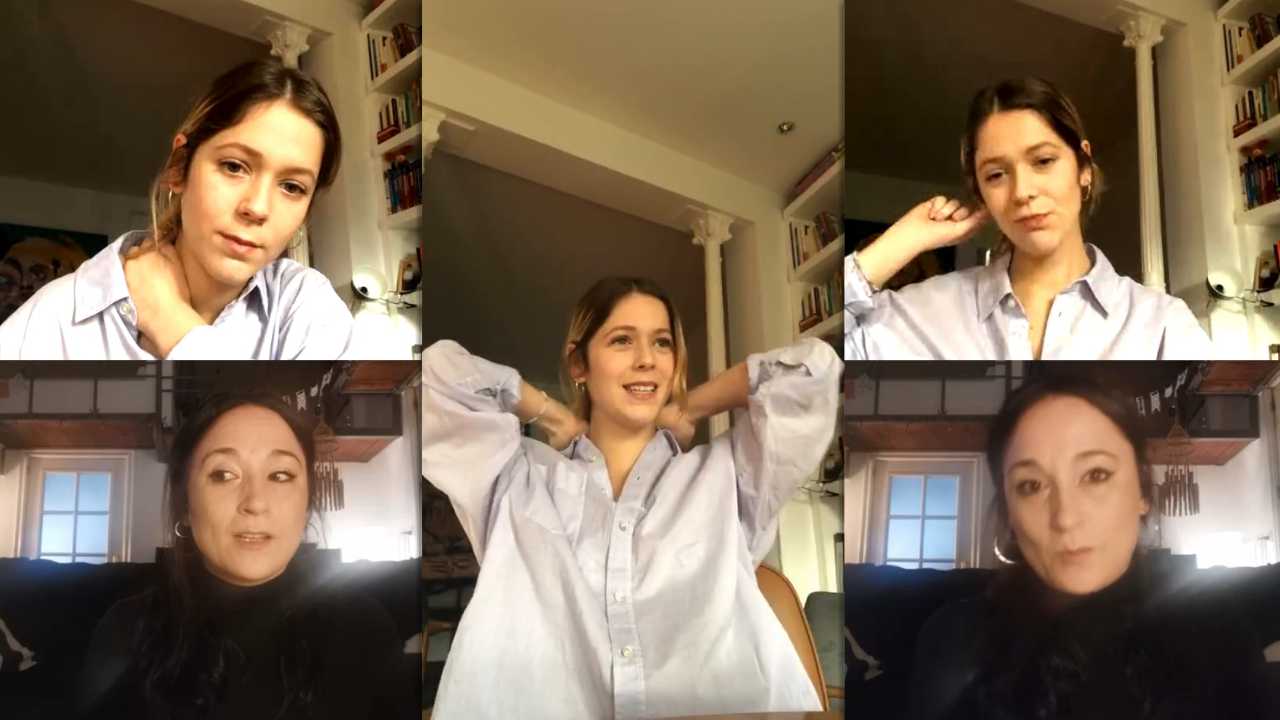 Georgina Amorós' Instagram Live Stream from April 17th 2020.