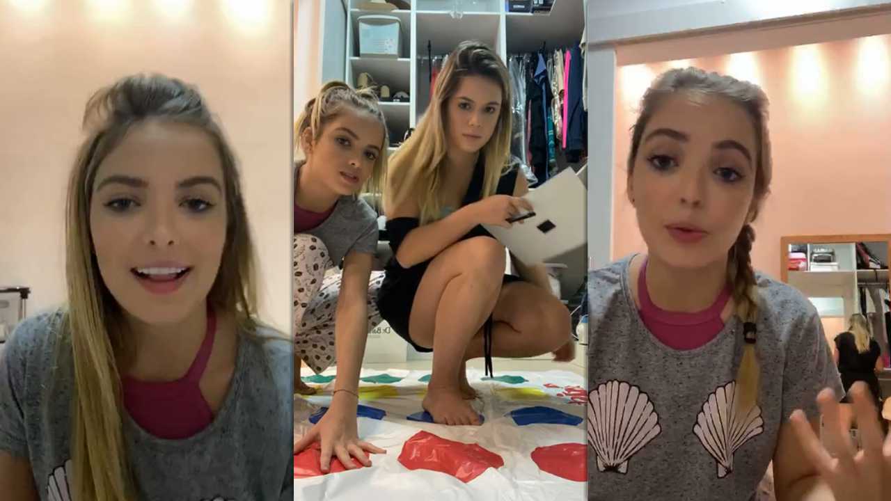 Giovanna Chaves Instagram Live Stream from April 18th 2020.