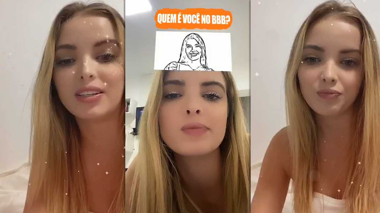 Giovanna Chaves Instagram Live Stream from April 3rd 2020.