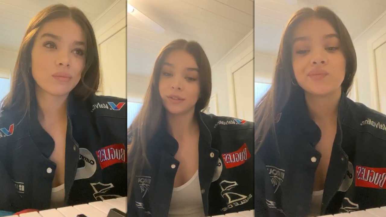 Hailee Steinfeld's Instagram Live Stream from April 16th 2020.