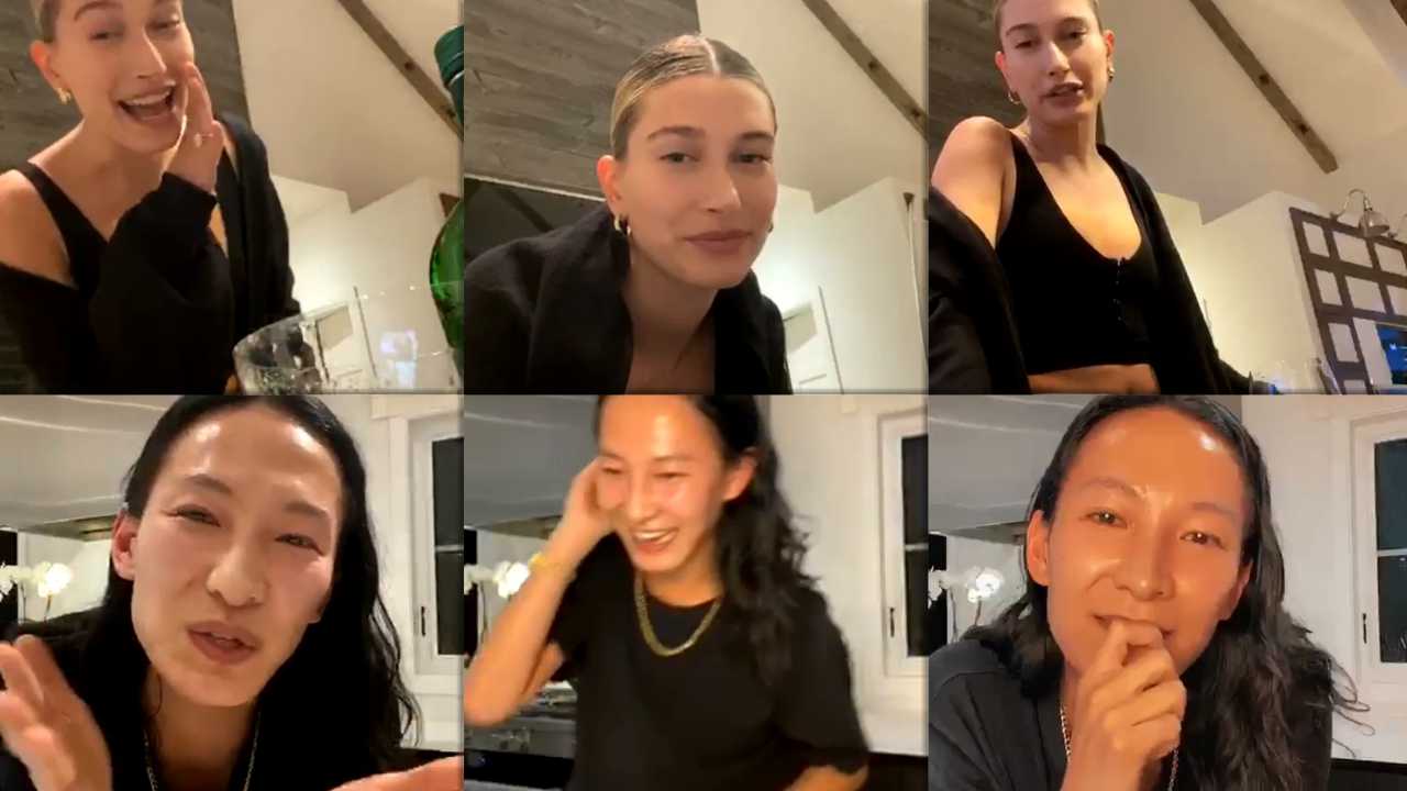 Hailey Baldwin-Bieber's Instagram Live Stream from April 18th 2020.