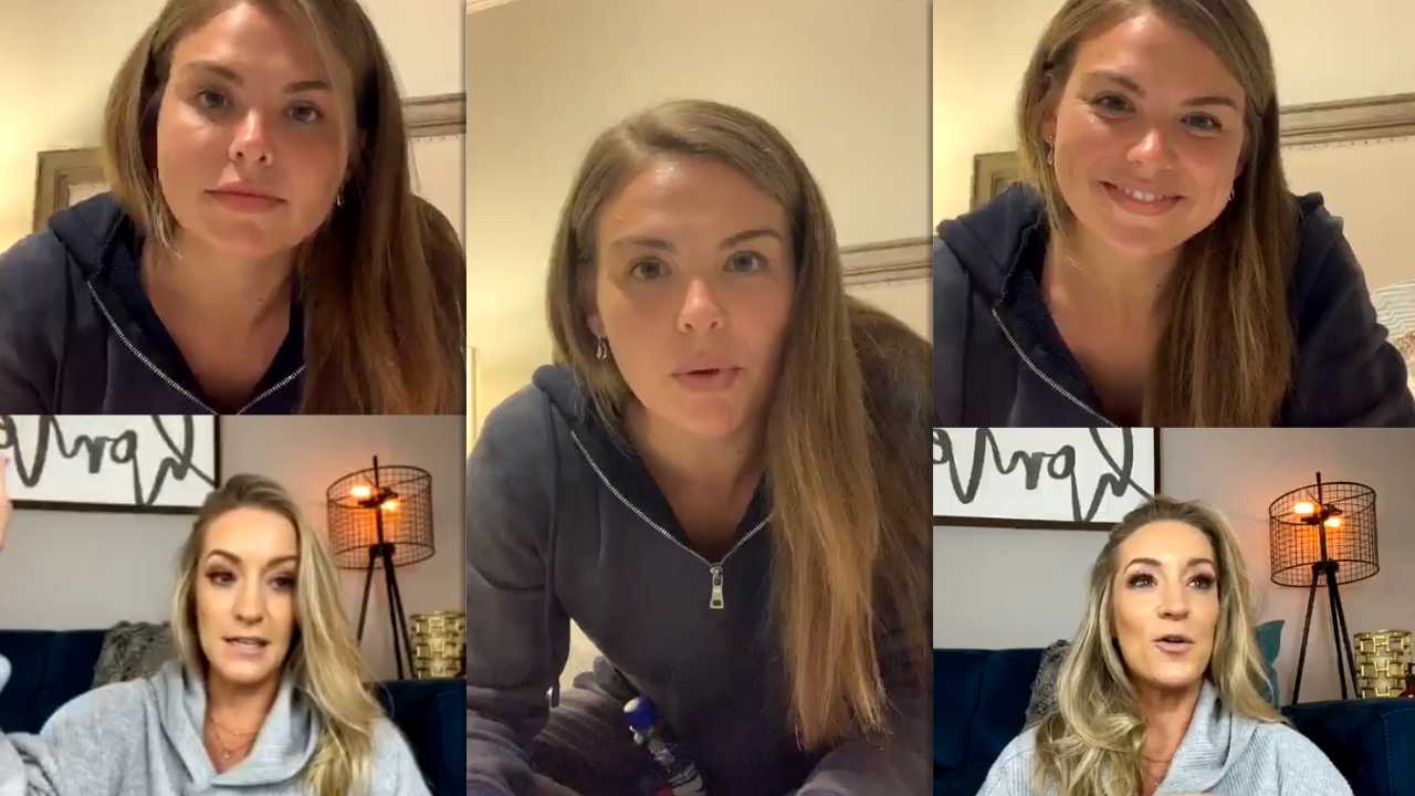 Hannah Brown's Instagram Live Stream from April 6th 2020.
